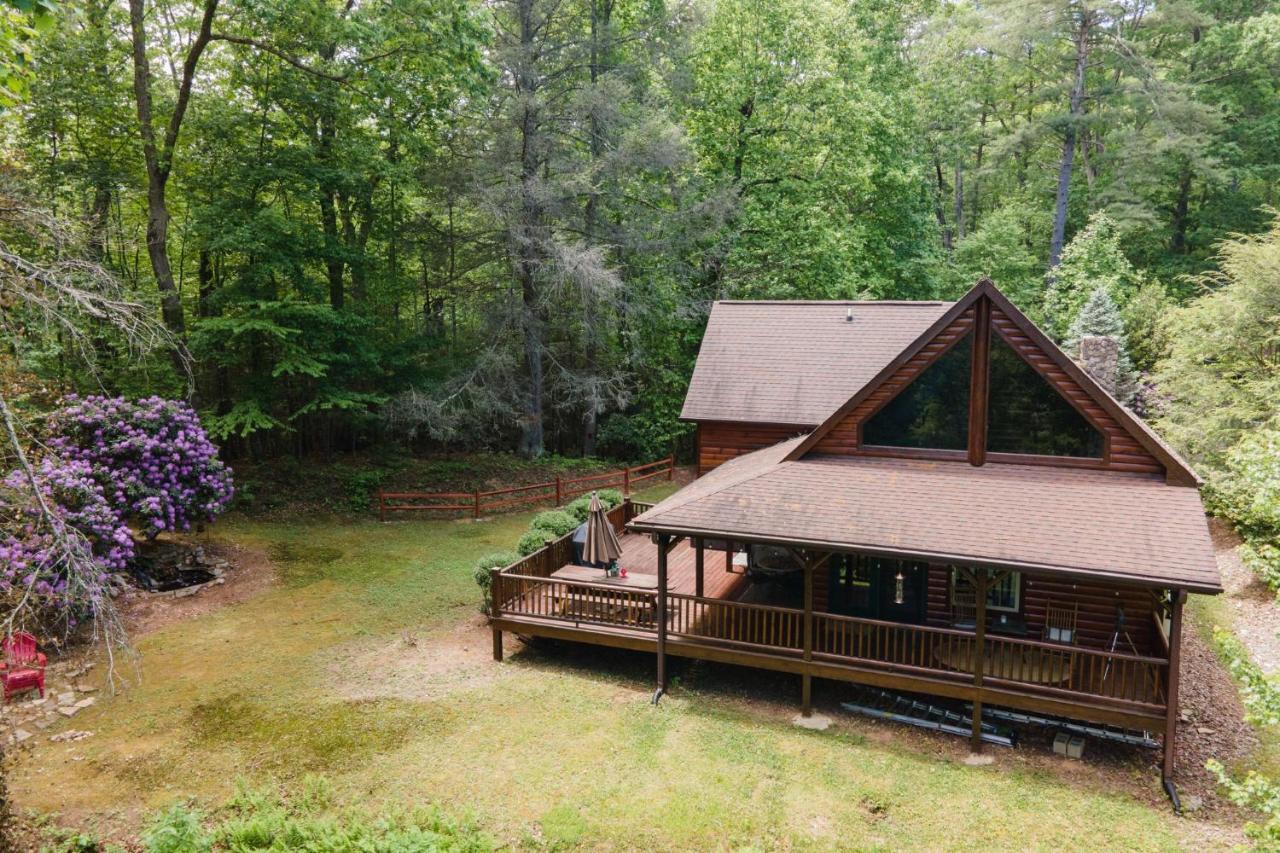 Tree Top Lodge - Gorgeous Lake Cabin With Hot Tub & Magnificent Views Of Forests And Mountains! Cabin Butler Exterior foto